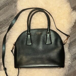 Kate Spade Elegant Green Leather Handbag